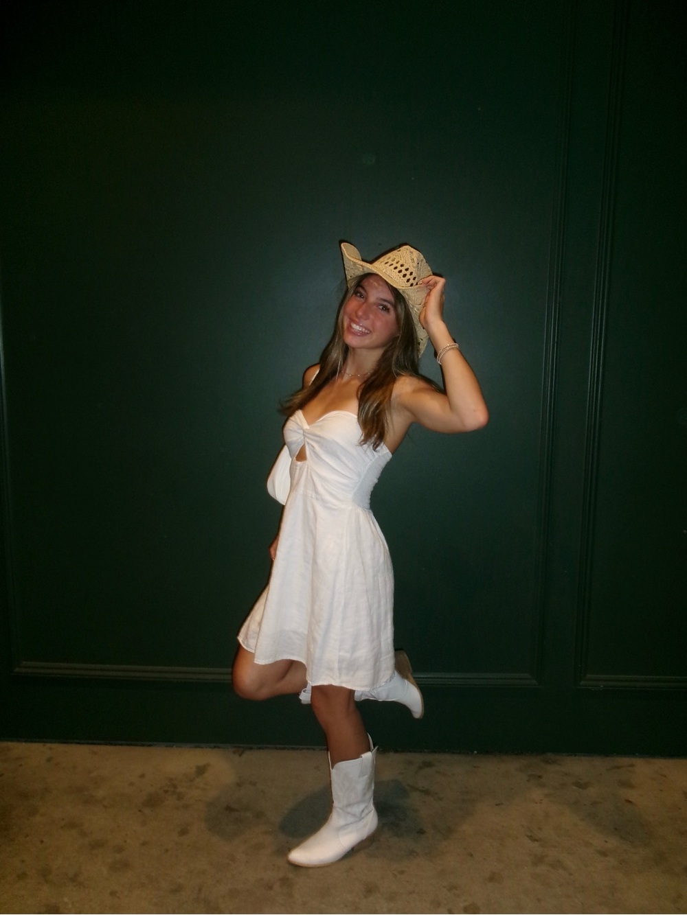 Blanco by Nature White Strapless Dress